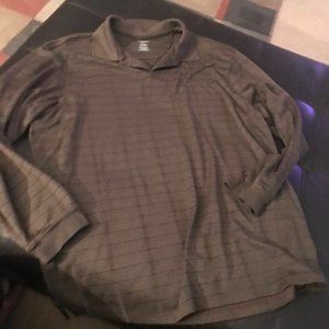 2XL haggar long sleeve polo